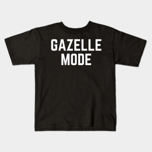 Gazelle Mode Intense Debt Free Kids T-Shirt